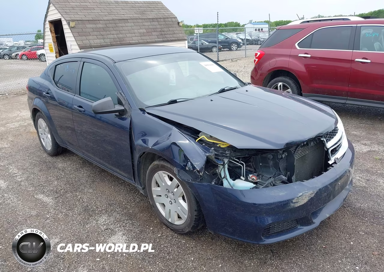 2013 Dodge Avenger Se VIN:1C3CDZABXDN675986 - 1