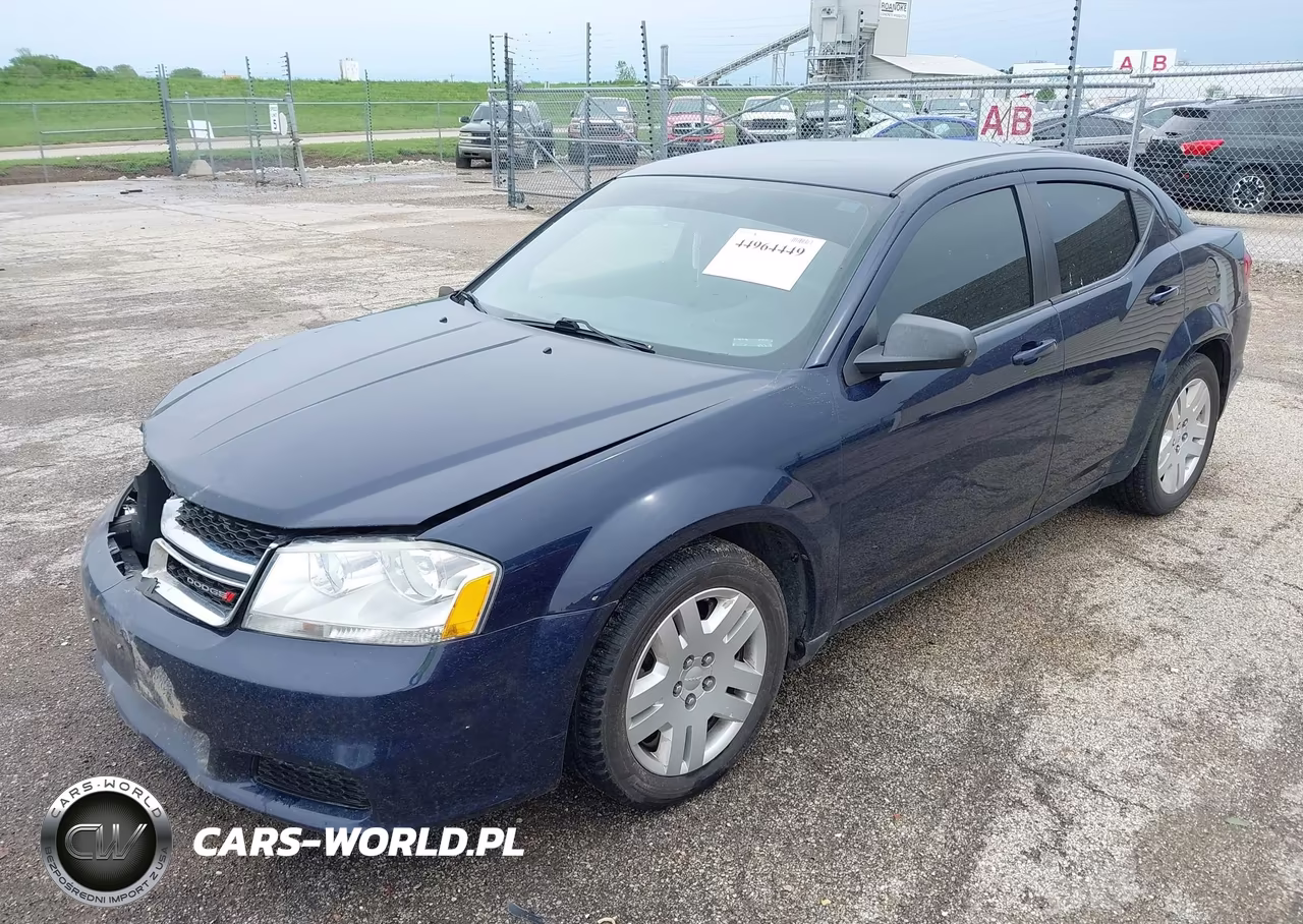 2013 Dodge Avenger Se VIN:1C3CDZABXDN675986 - 2