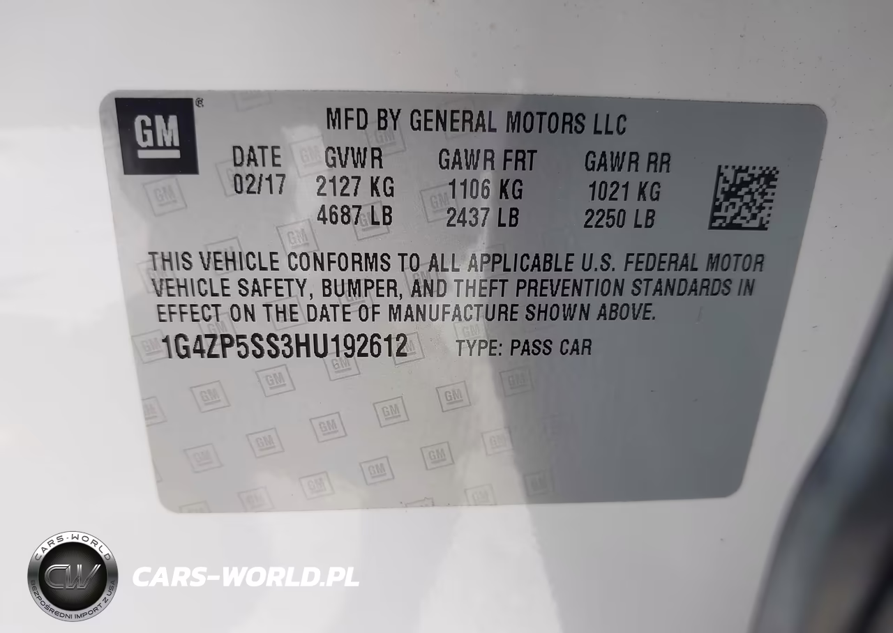 2017 Buick Lacrosse Essence VIN:1G4ZP5SS3HU192612 - 9