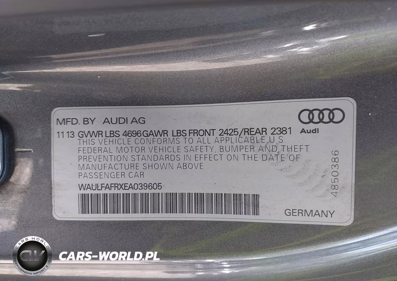2014 Audi A5 2.0T Premium VIN:WAULFAFRXEA039605 - 9
