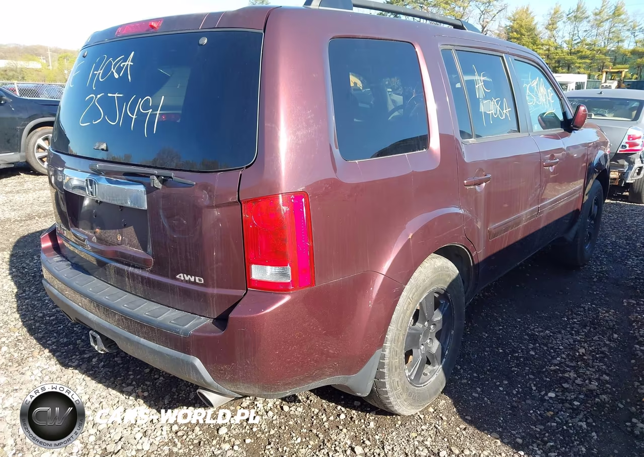 2009 Honda Pilot Ex VIN:5FNYF48459B004706 - 4