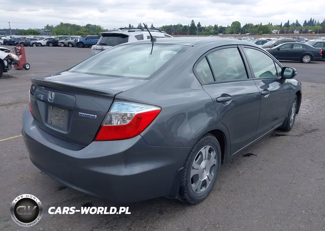 2012 Honda Civic Hybrid VIN:JHMFB4F3XCS008305 - 4
