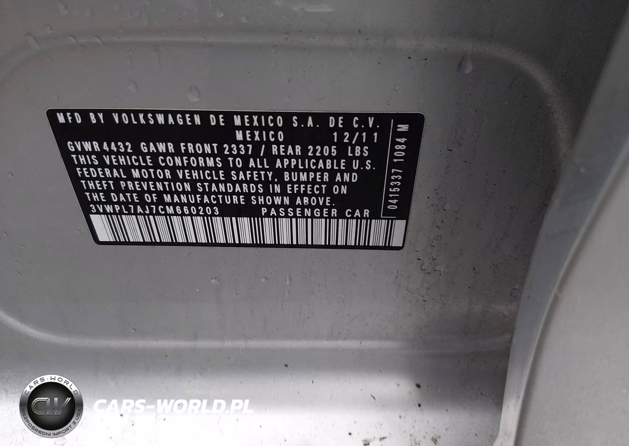 2012 Volkswagen Jetta Sportwagen 2.0L Tdi VIN:3VWPL7AJ7CM660203 - 9