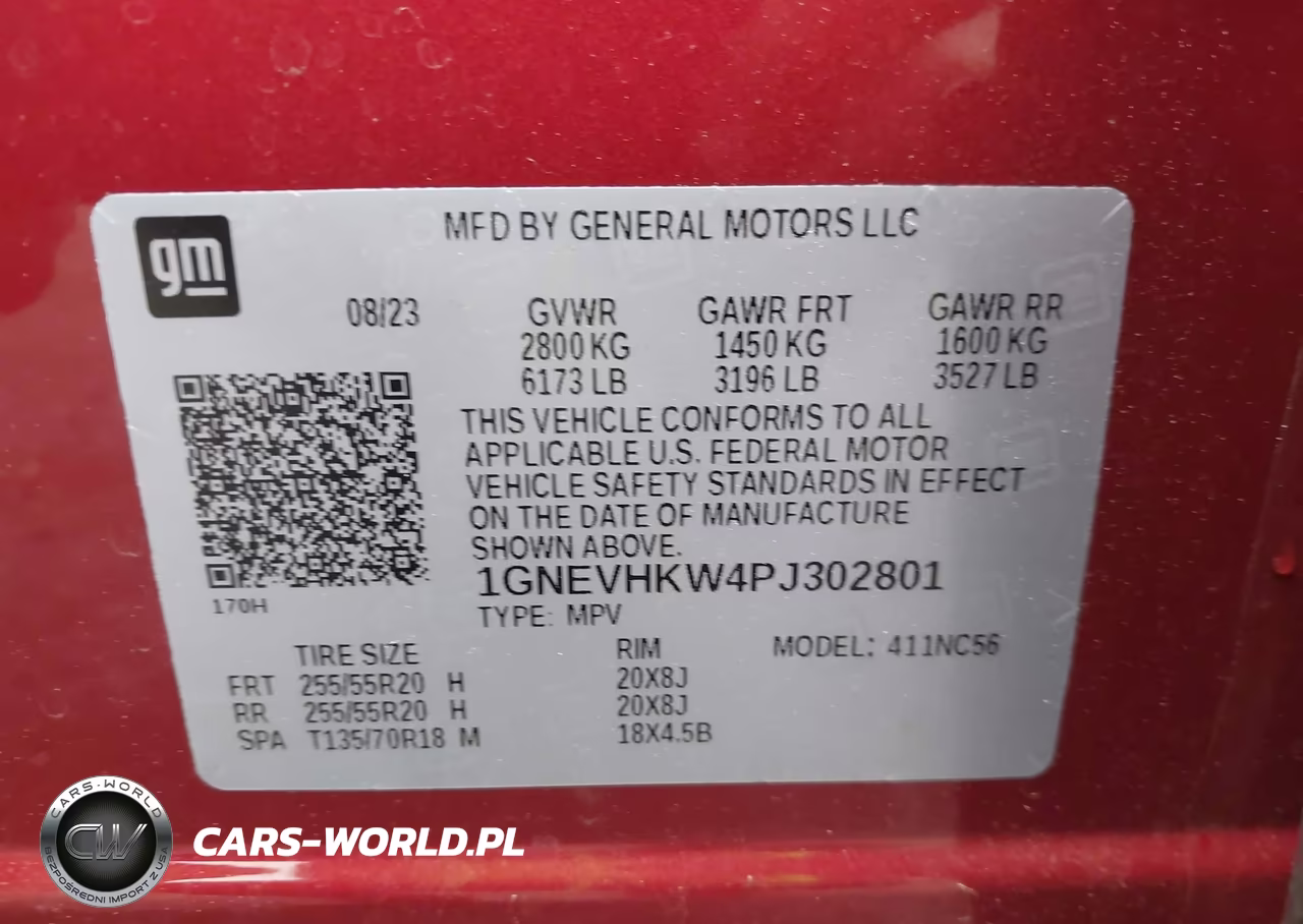 2023 Chevrolet Traverse Awd Lt Leather VIN:1GNEVHKW4PJ302801 - 9
