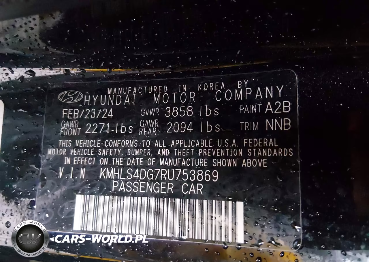 2024 Hyundai Elantra Sel VIN:KMHLS4DG7RU753869 - 9