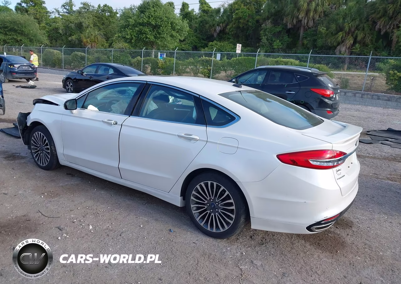 2017 Ford Fusion Titanium VIN:3FA6P0D91HR172523 - 3