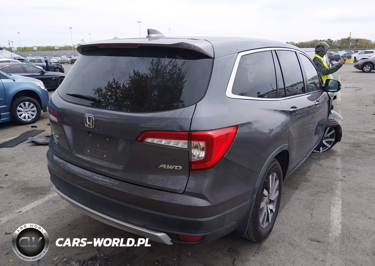 2020 Honda Pilot Ex-L VIN:5FNYF6H54LB024330 - 4