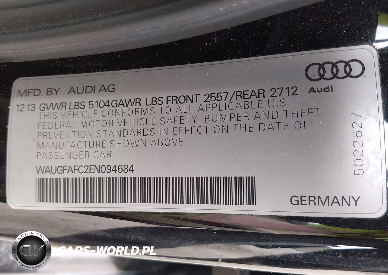 2014 Audi A6 2.0T Premium VIN:WAUGFAFC2EN094684 - 9