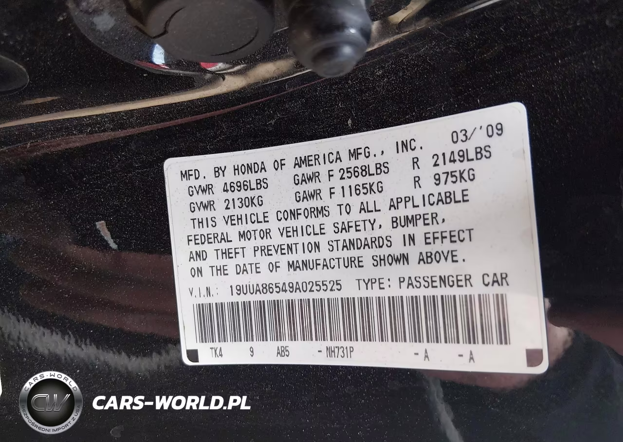 2009 Acura Tl 3.5 VIN:19UUA86549A025525 - 9