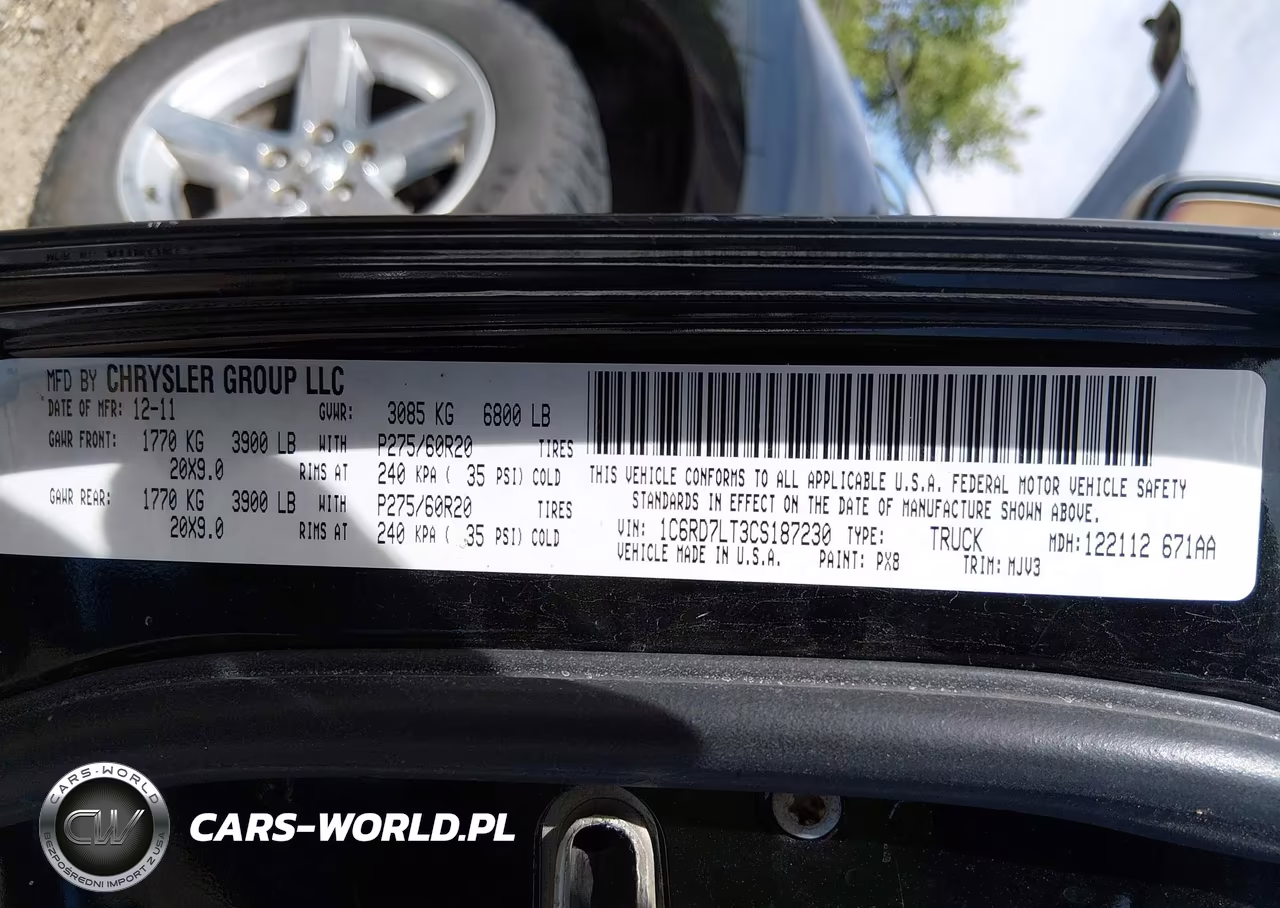 2012 Ram 1500 Slt VIN:1C6RD7LT3CS187230 - 9