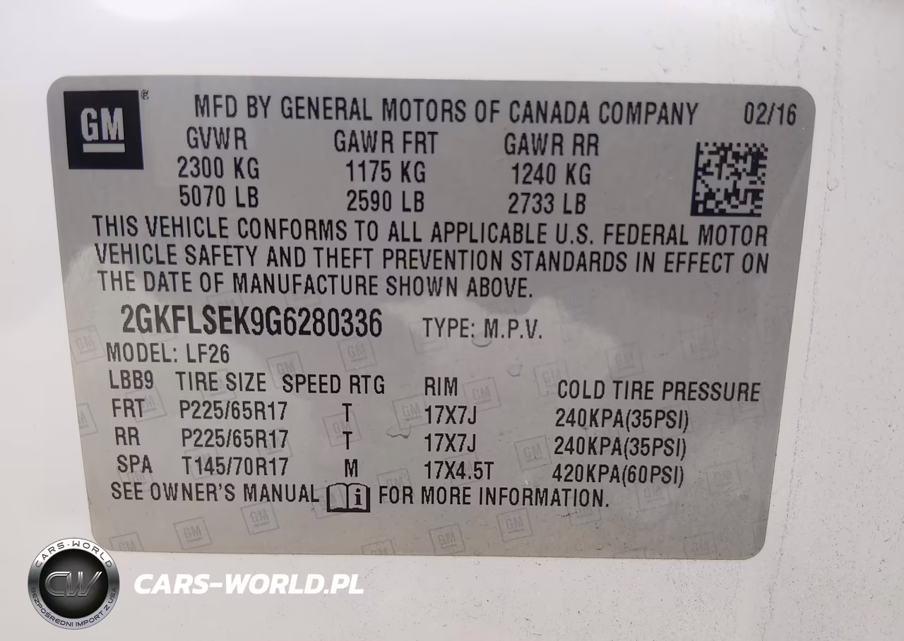 2016 GMC Terrain Sle-1 VIN:2GKFLSEK9G6280336 - 9