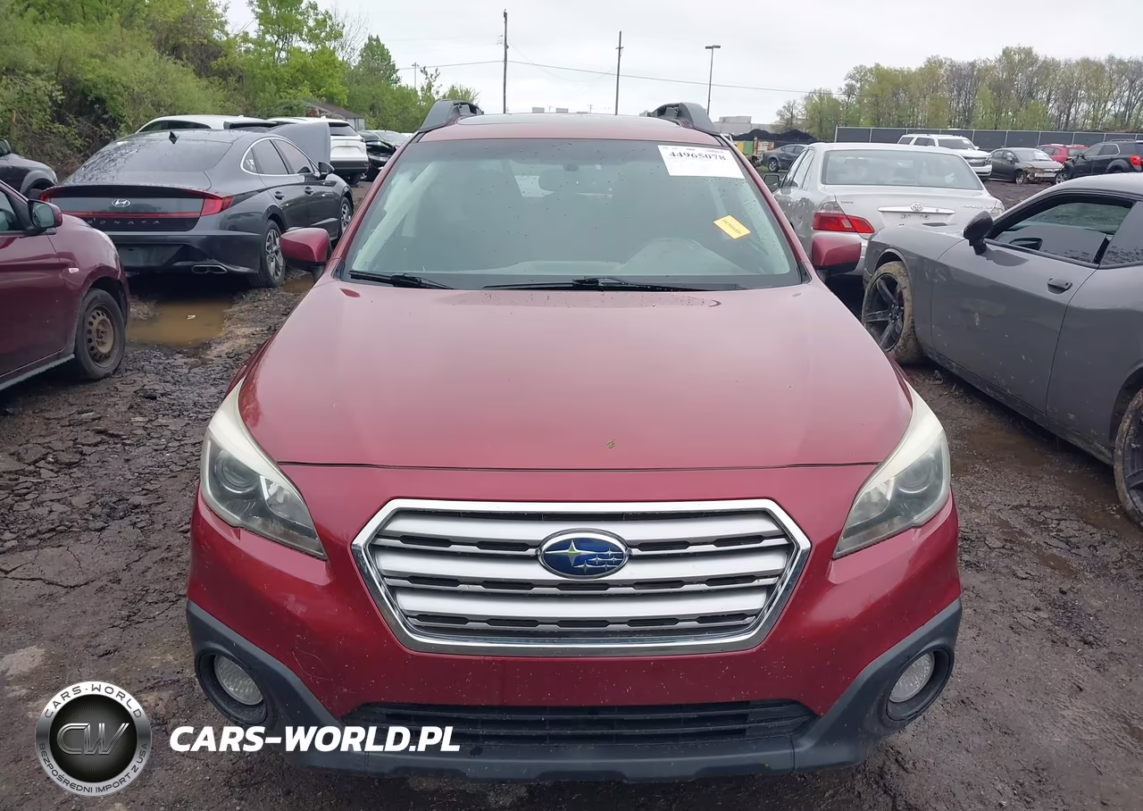 2015 Subaru Outback 2.5I Premium VIN:4S4BSBEC3F3225713 - 12