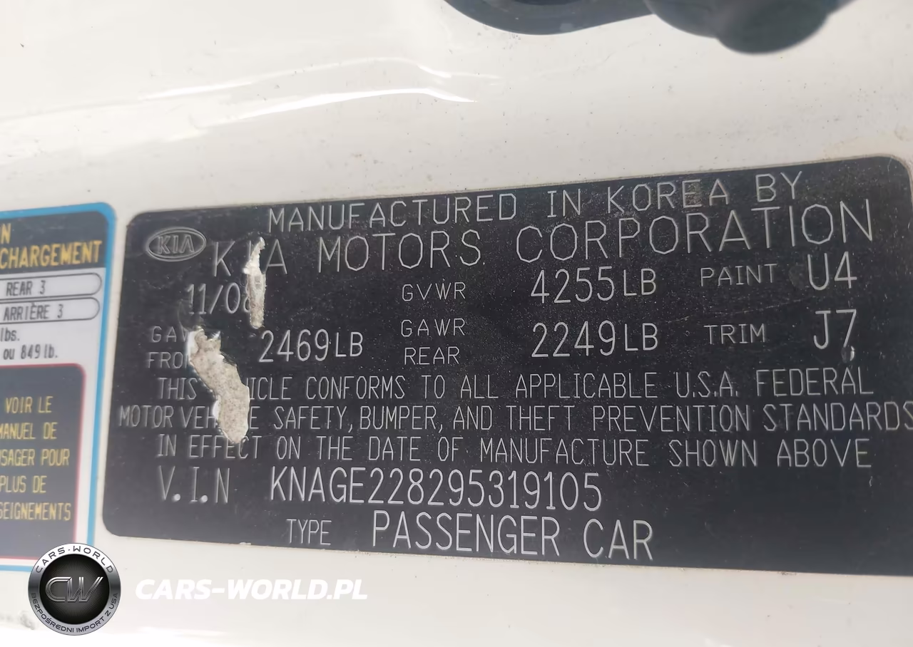 2009 Kia Optima Ex VIN:KNAGE228295319105 - 9