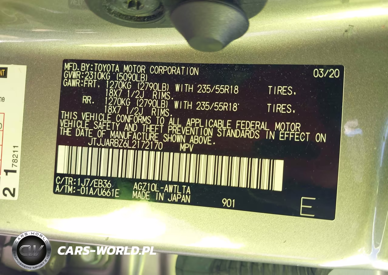 2020 Lexus Nx 300 F Sport VIN:JTJJARBZ6L2172170 - 9