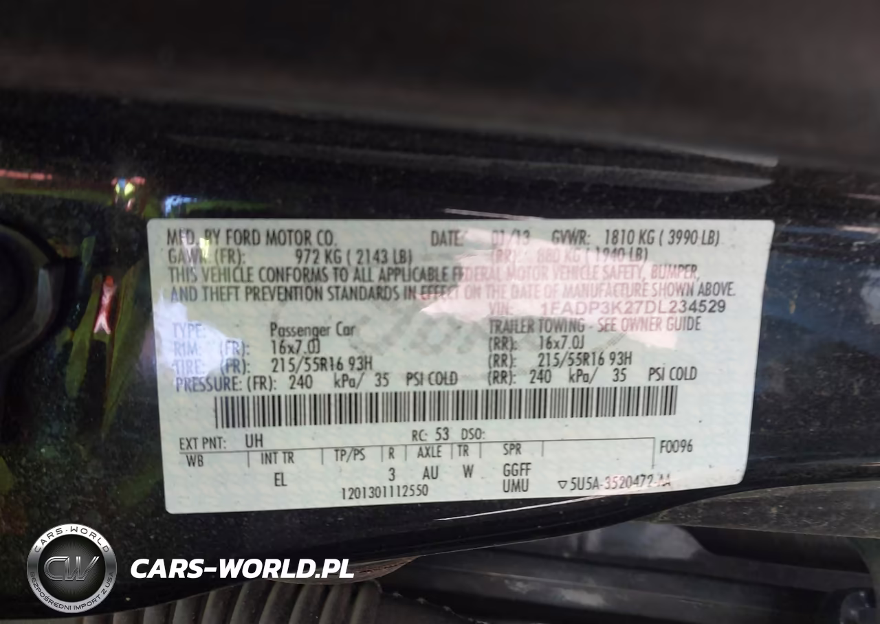 2013 Ford Focus Se VIN:1FADP3K27DL234529 - 9