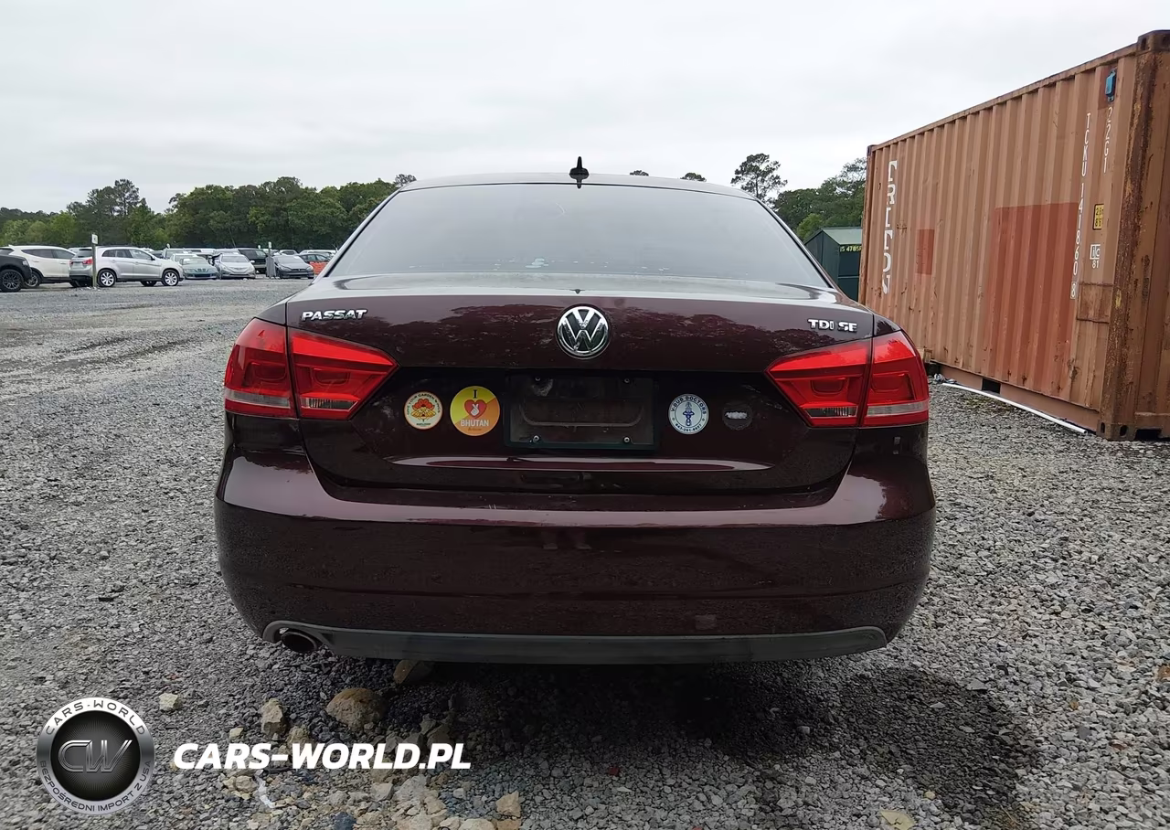 2012 Volkswagen Passat 2.0L Tdi Se VIN:1VWBN7A35CC096106 - 16