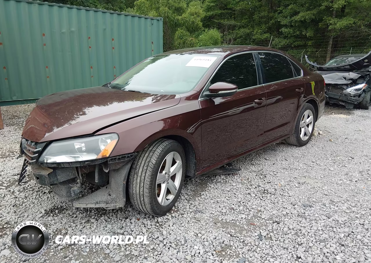 2012 Volkswagen Passat 2.0L Tdi Se VIN:1VWBN7A35CC096106 - 2