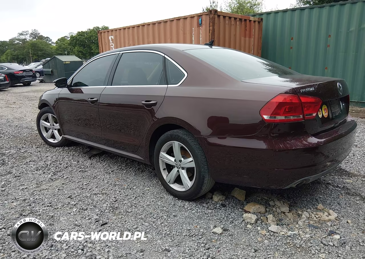 2012 Volkswagen Passat 2.0L Tdi Se VIN:1VWBN7A35CC096106 - 3