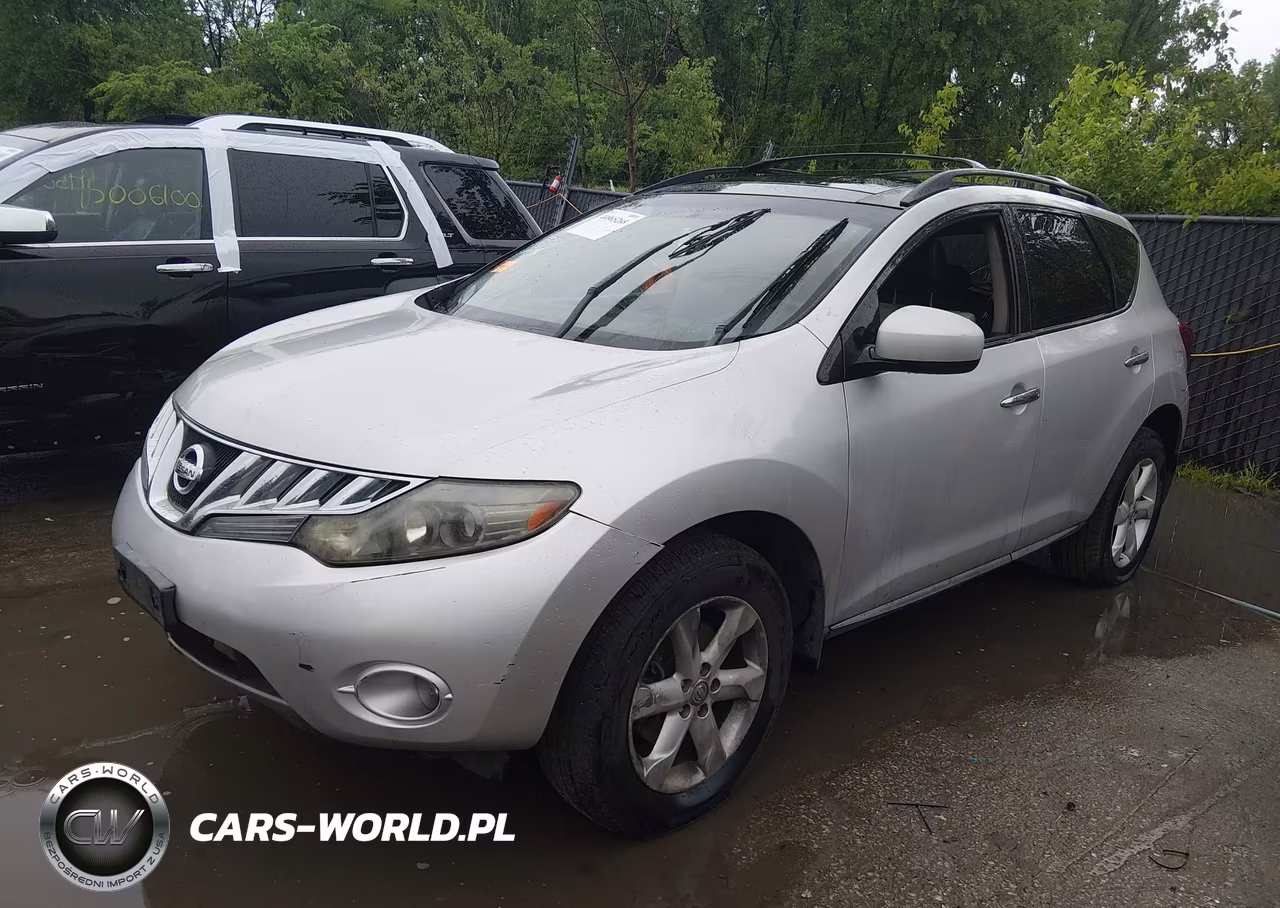2009 Nissan Murano Sl VIN:JN8AZ18W69W132414 - 2