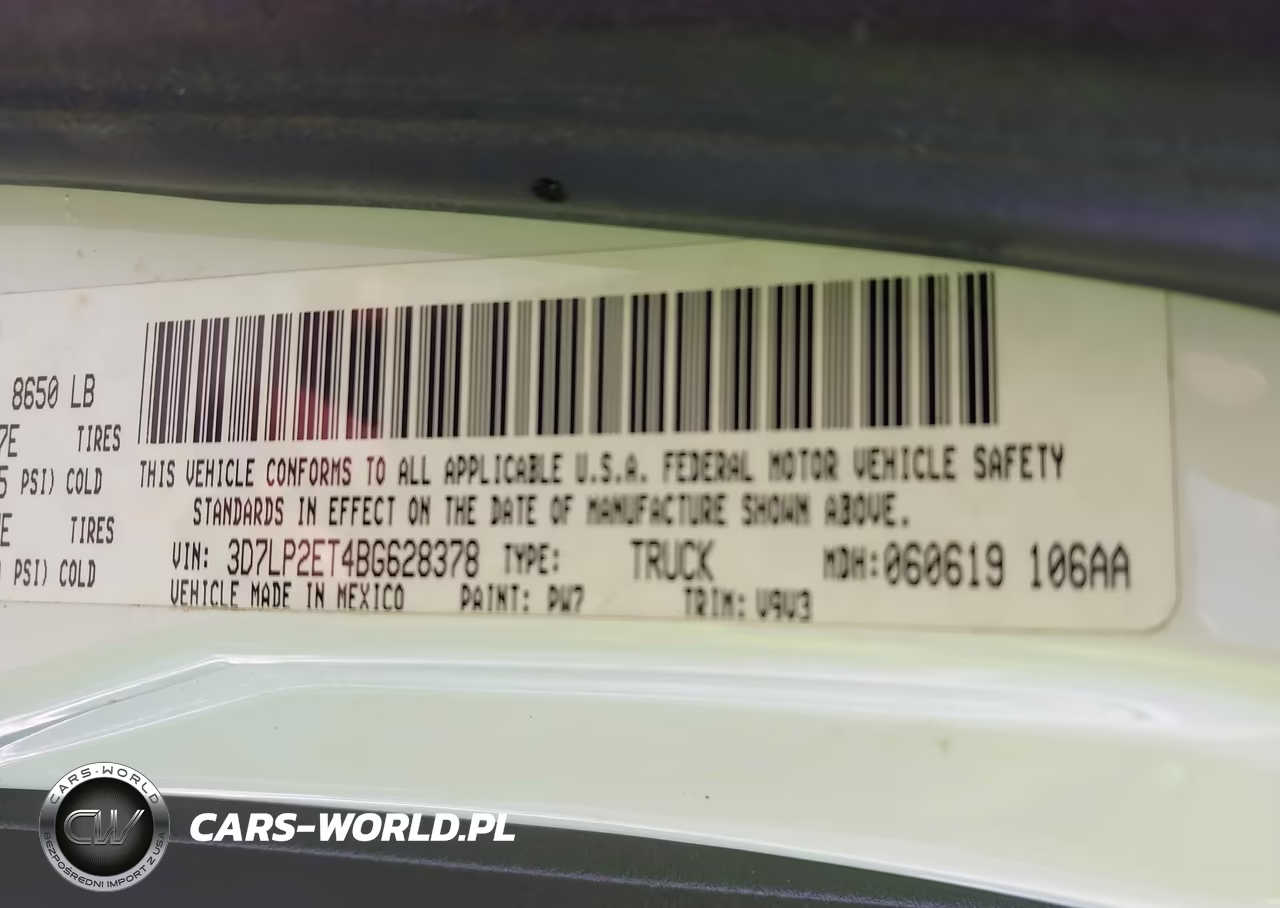 2011 Ram Ram 2500 St VIN:3D7LP2ET4BG628378 - 9