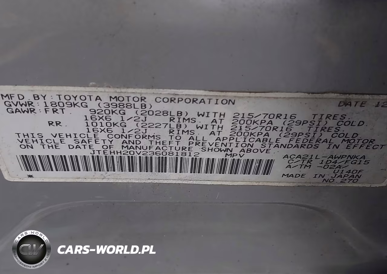 2003 Toyota Rav4 VIN:JTEHH20V236081812 - 9