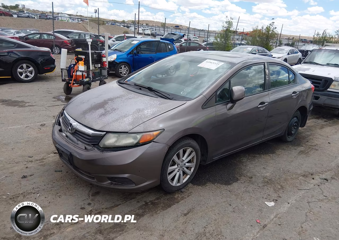 2012 Honda Civic Ex VIN:2HGFB2F80CH581515 - 2