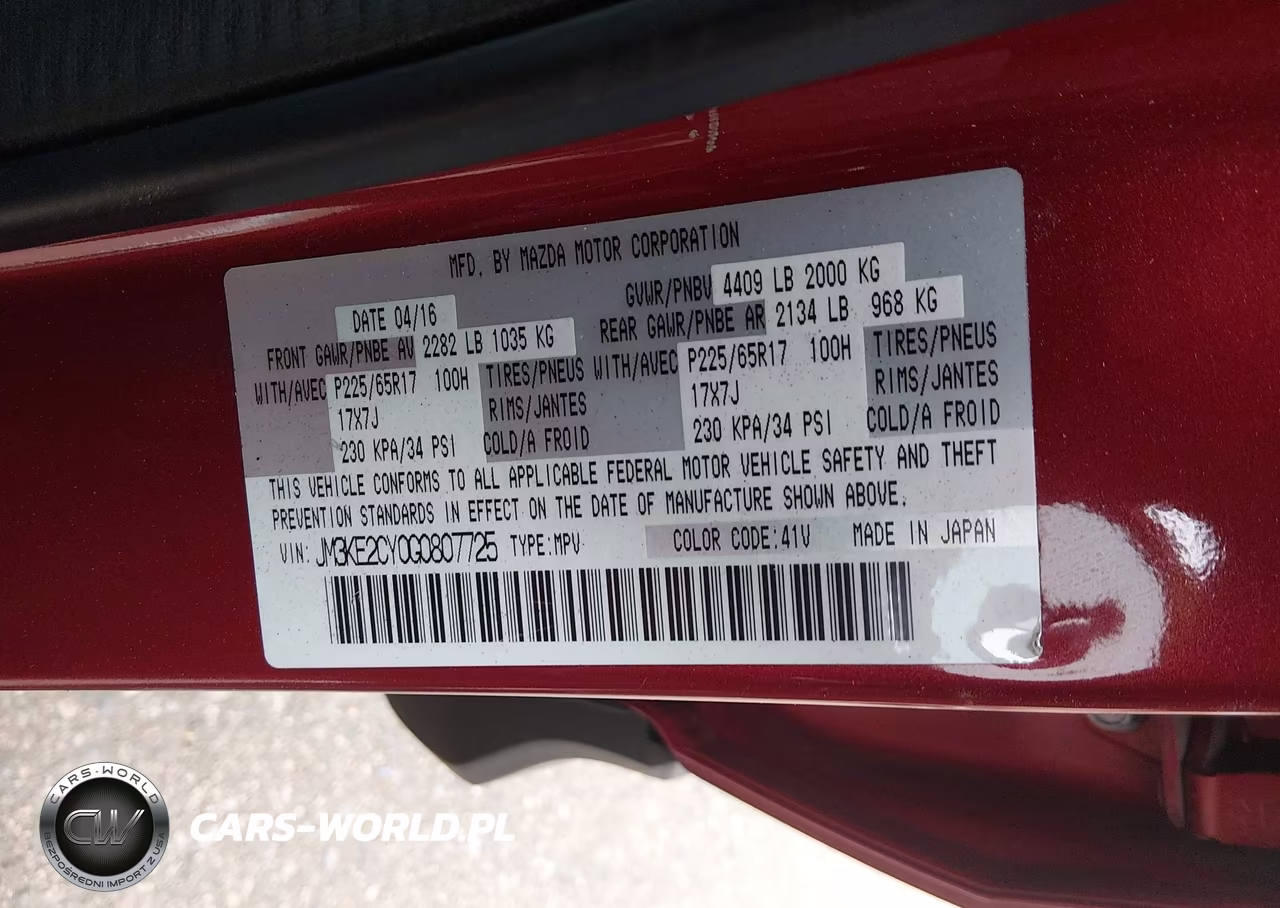 2016 Mazda Cx-5 Touring VIN:JM3KE2CY0G0807725 - 9