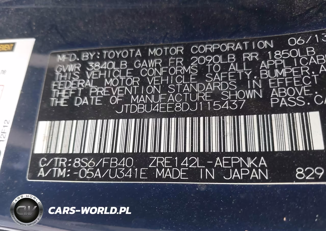 2013 Toyota Corolla Le VIN:JTDBU4EE8DJ115437 - 9