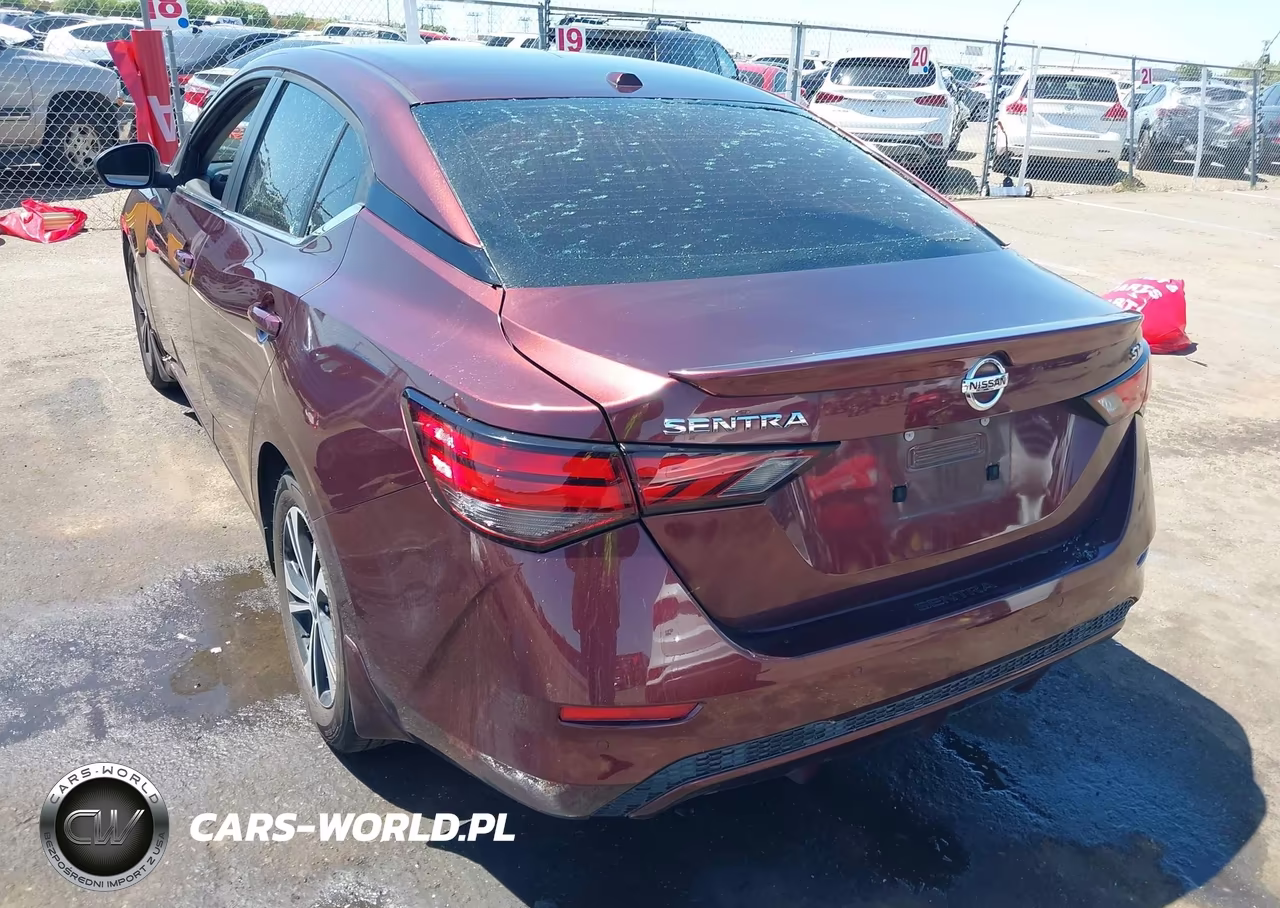 2020 Nissan Sentra Sv Xtronic Cvt VIN:3N1AB8CV0LY261971 - 3