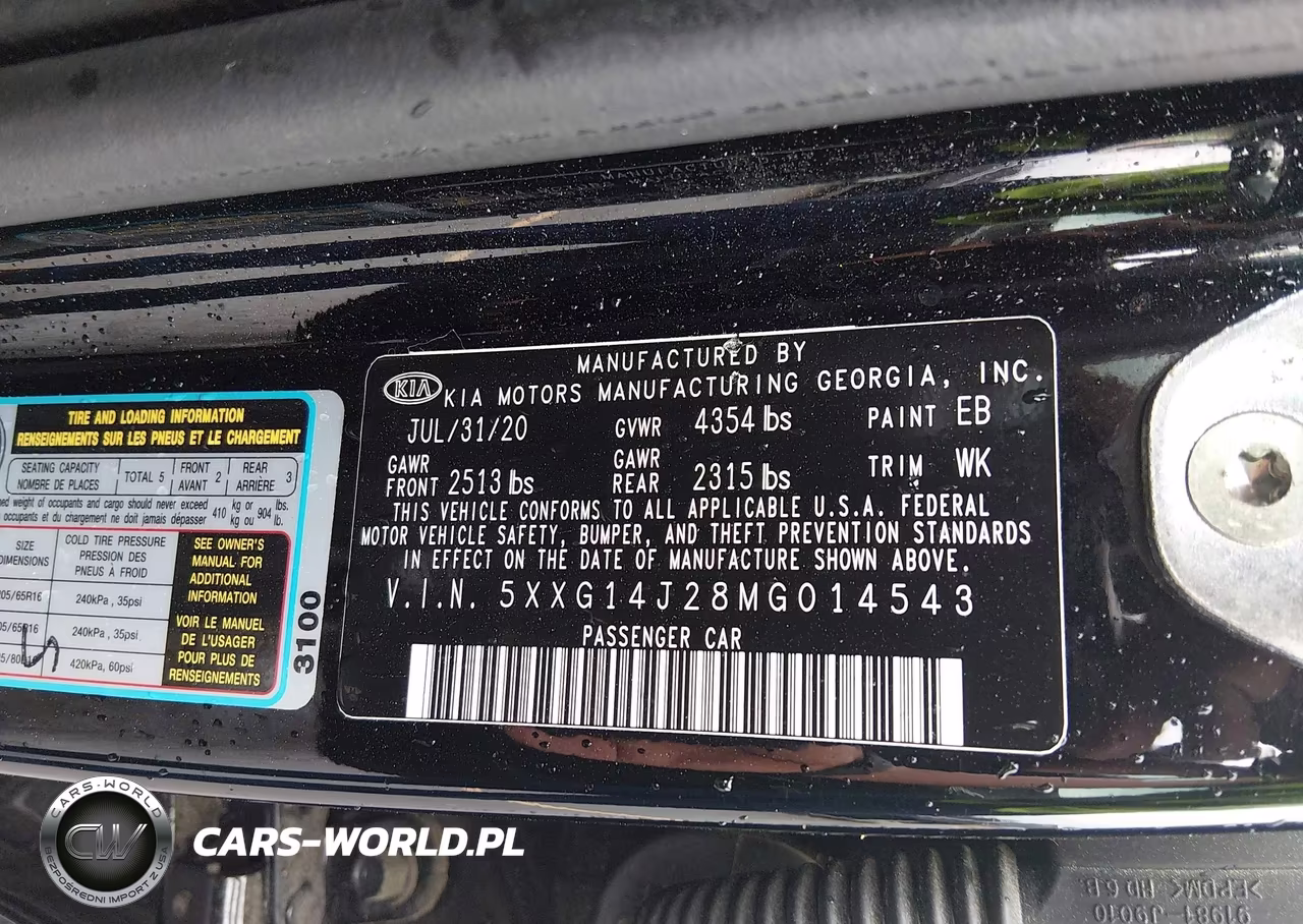 2021 Kia K5 Lxs VIN:5XXG14J28MG014543 - 9