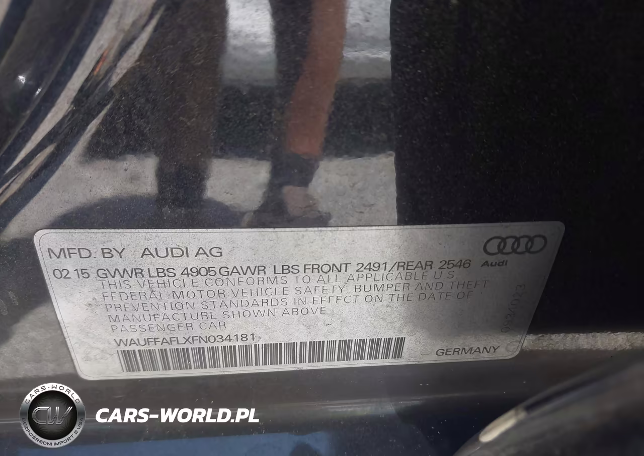 2015 Audi A4 2.0T Premium VIN:WAUFFAFLXFN034181 - 9