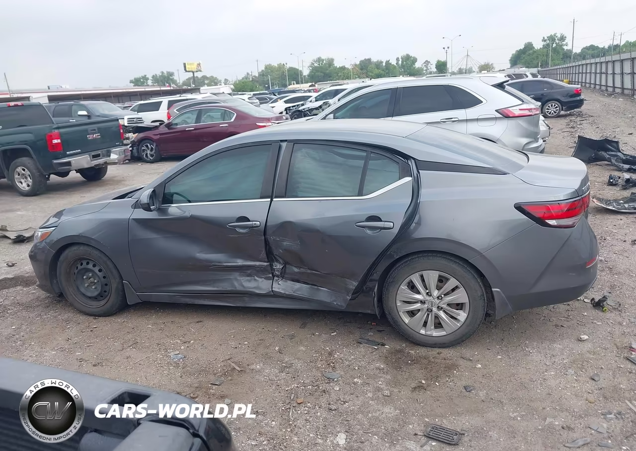 2020 Nissan Sentra S Xtronic Cvt VIN:3N1AB8BV4LY256256 - 14
