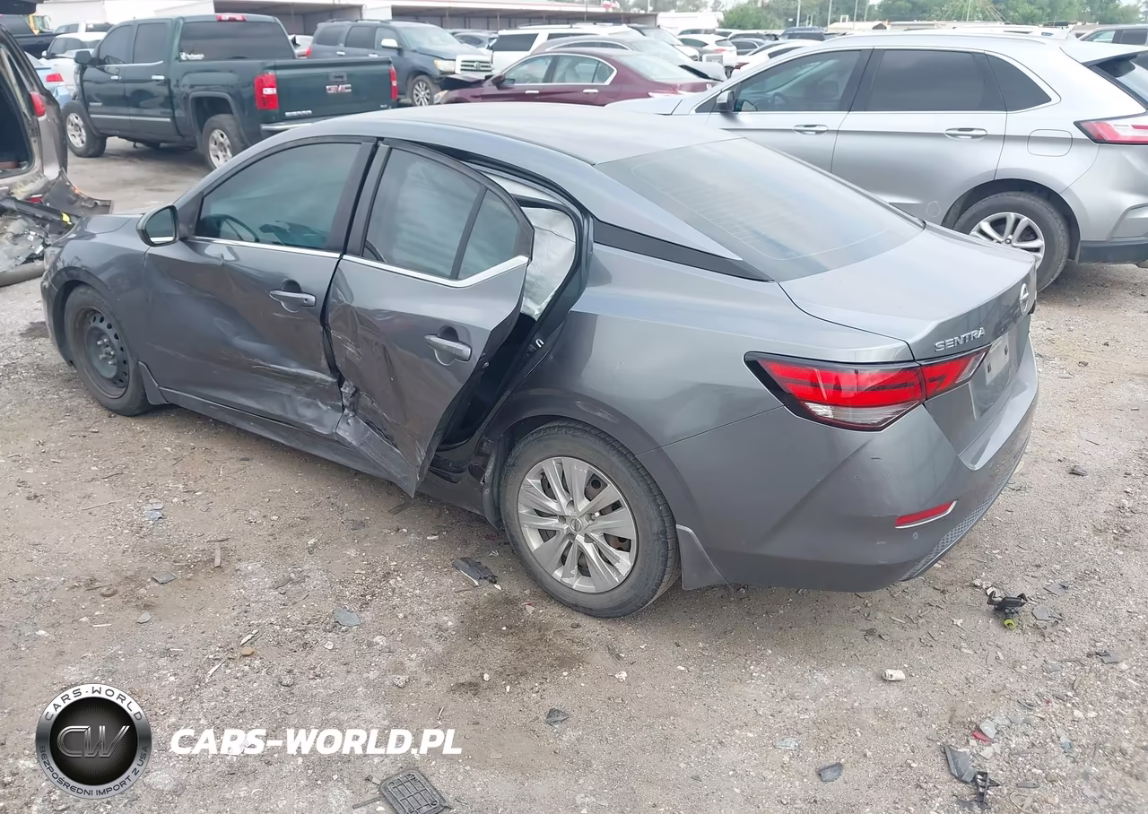 2020 Nissan Sentra S Xtronic Cvt VIN:3N1AB8BV4LY256256 - 3