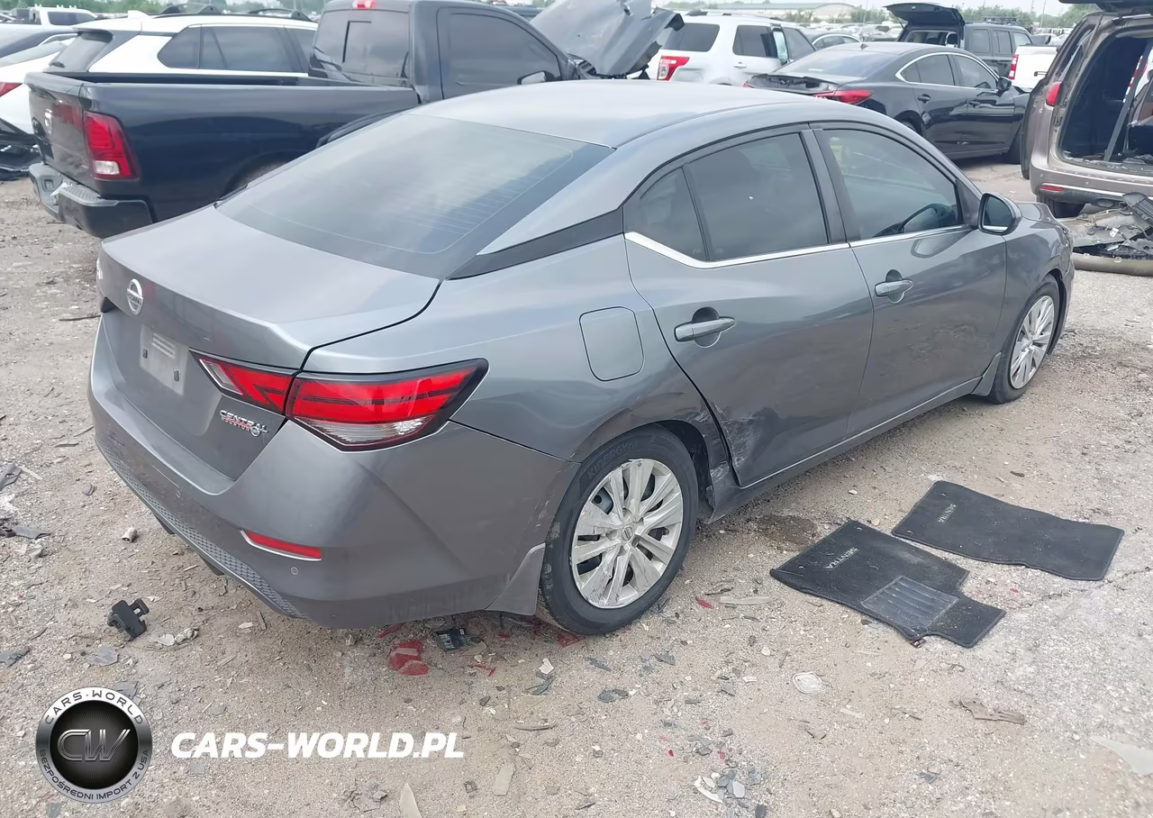 2020 Nissan Sentra S Xtronic Cvt VIN:3N1AB8BV4LY256256 - 4