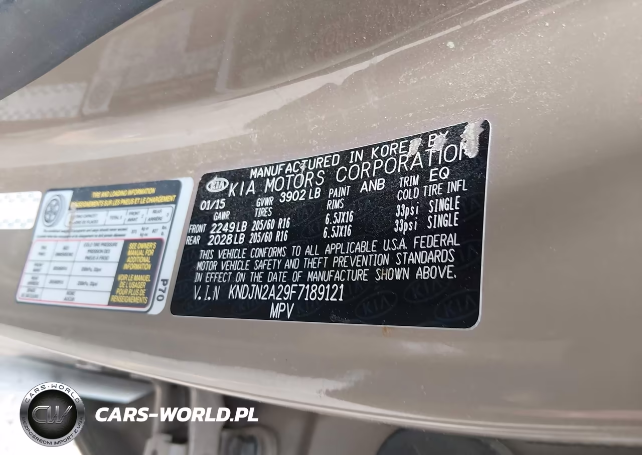 2015 Kia Soul VIN:KNDJN2A29F7189121 - 9