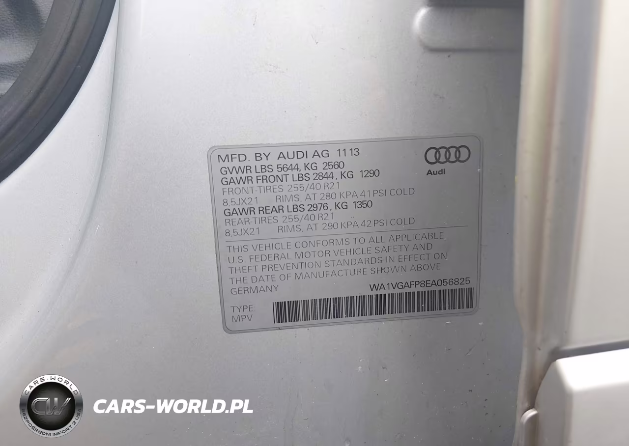 2014 Audi Sq5 3.0T Premium Plus VIN:WA1VGAFP8EA056825 - 9