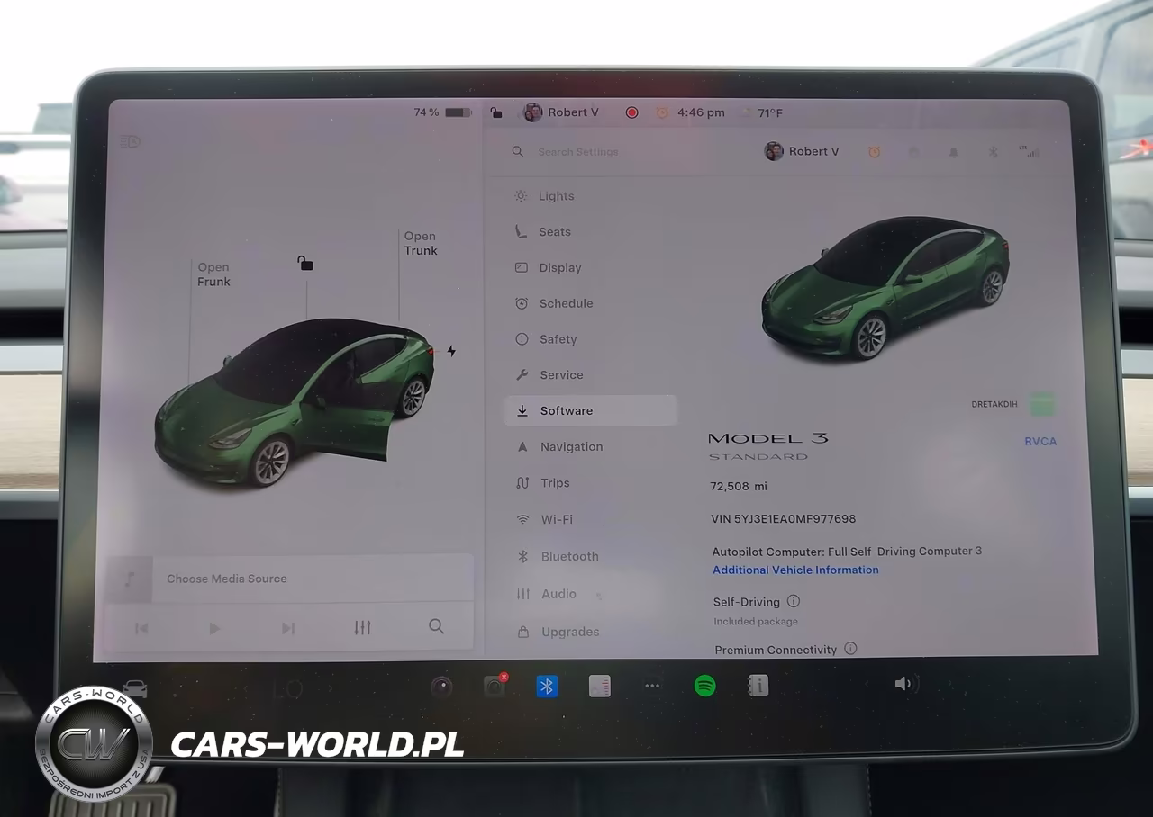 2021 Tesla Model 3 Standard Range Plus Rear-Wheel Drive VIN:5YJ3E1EA0MF977698 - 17