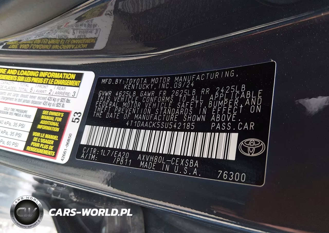 2025 Toyota Camry Se VIN:4T1DAACK5SU542185 - 9