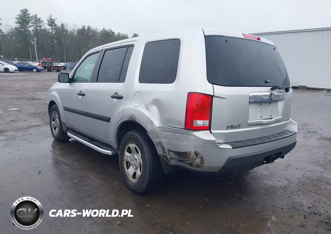 2009 Honda Pilot Lx VIN:5FNYF48279B053999 - 3