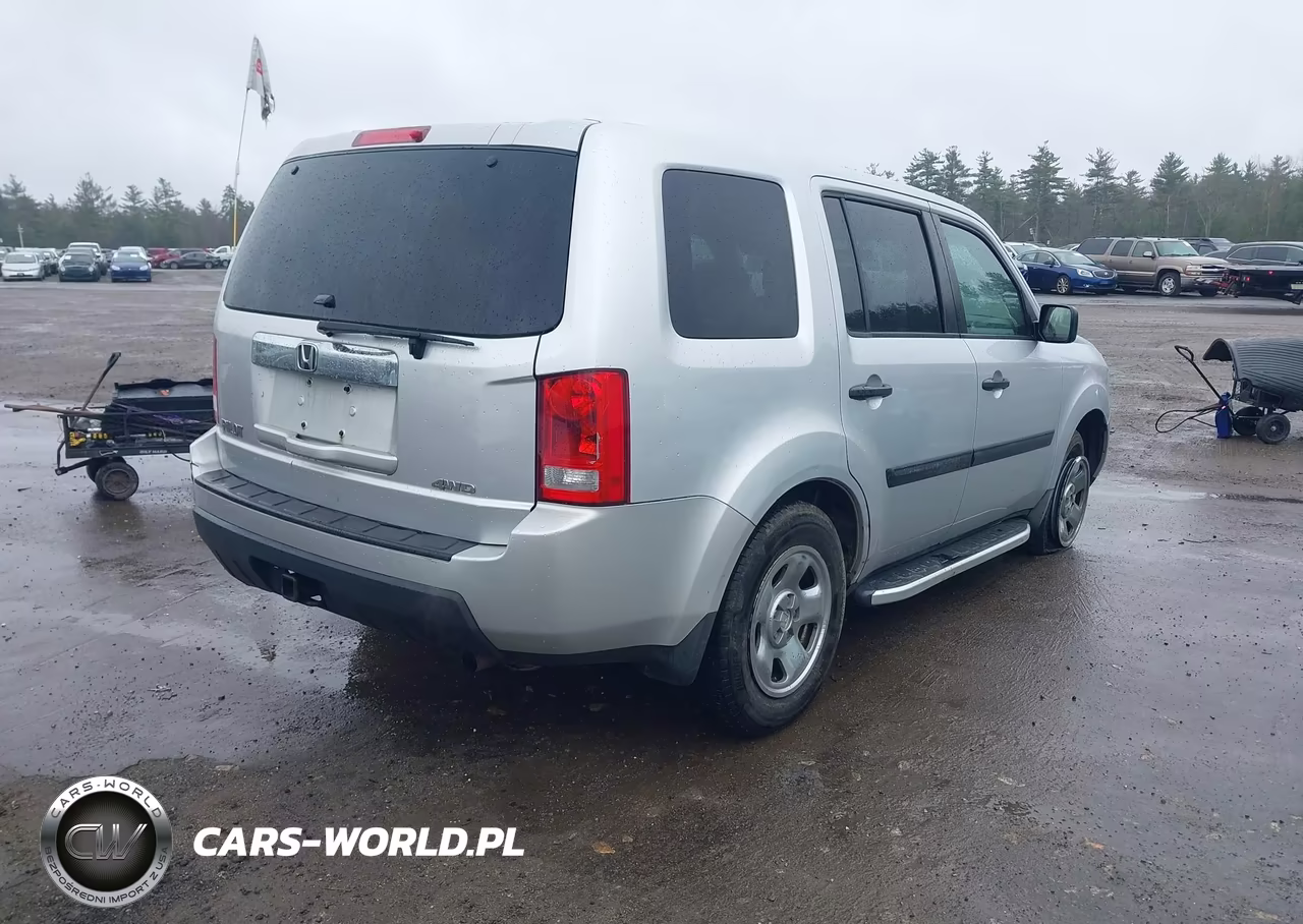 2009 Honda Pilot Lx VIN:5FNYF48279B053999 - 4