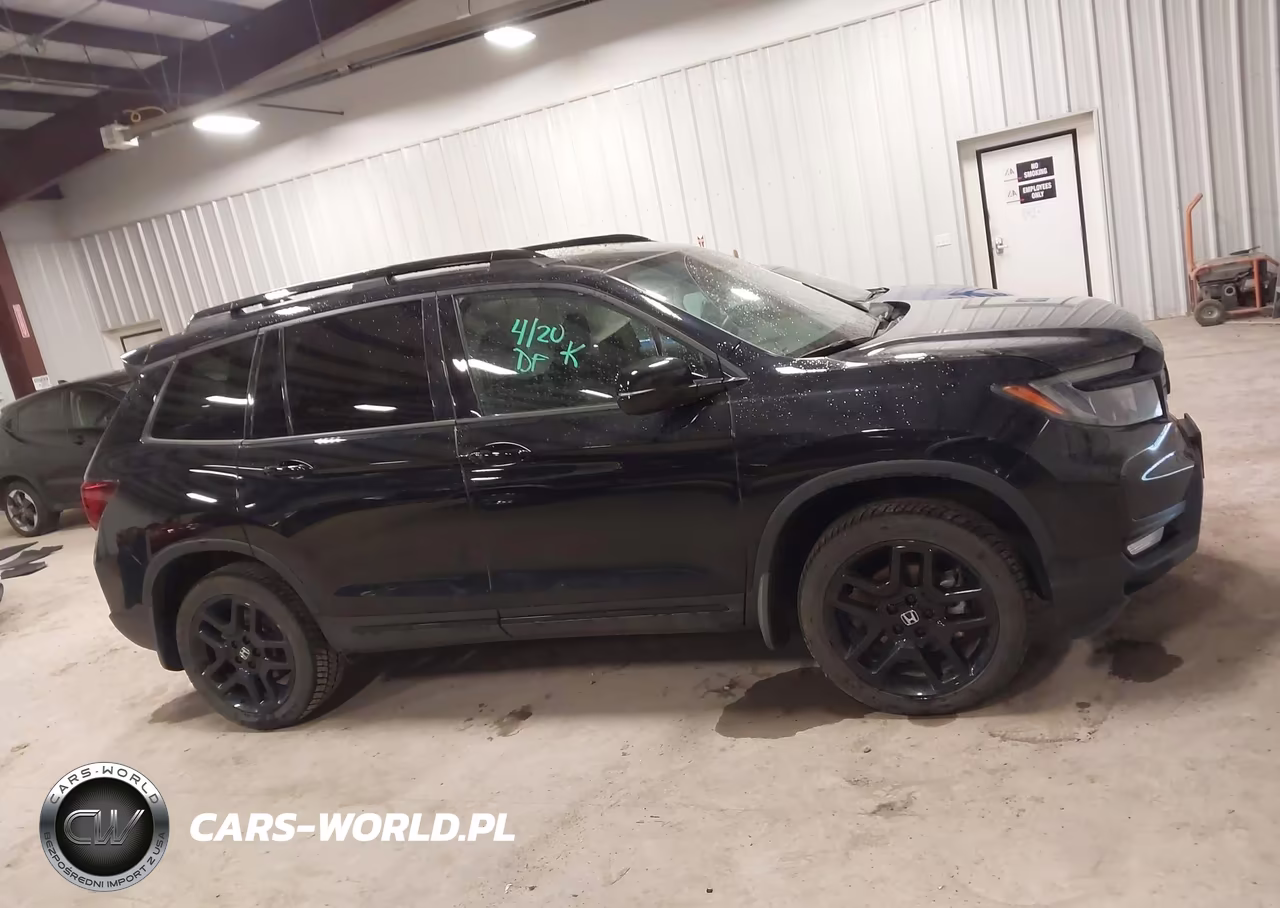 2024 Honda Passport Awd Black VIN:5FNYF8H88RB002605 - 13