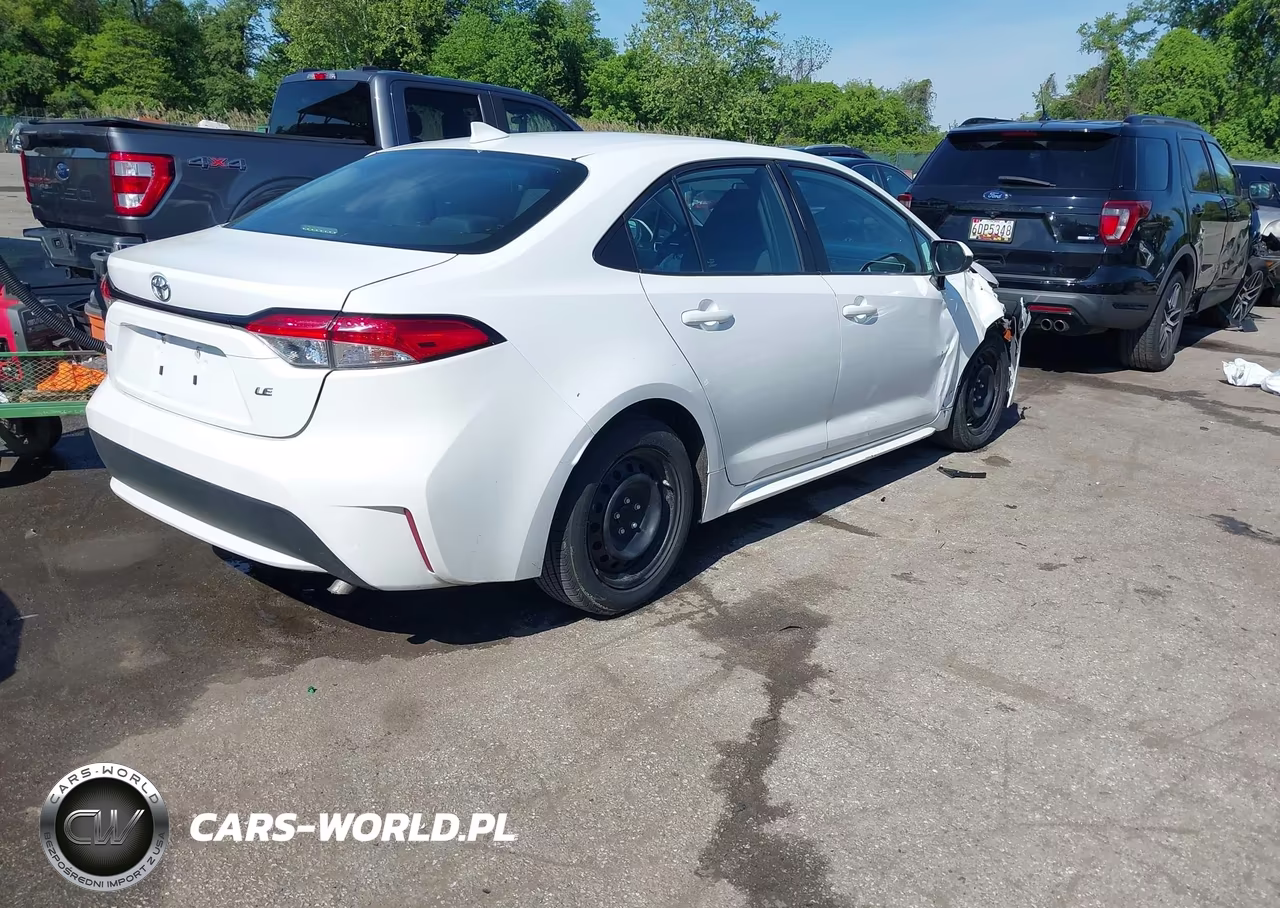 2021 Toyota Corolla Le VIN:5YFEPMAE7MP222016 - 4