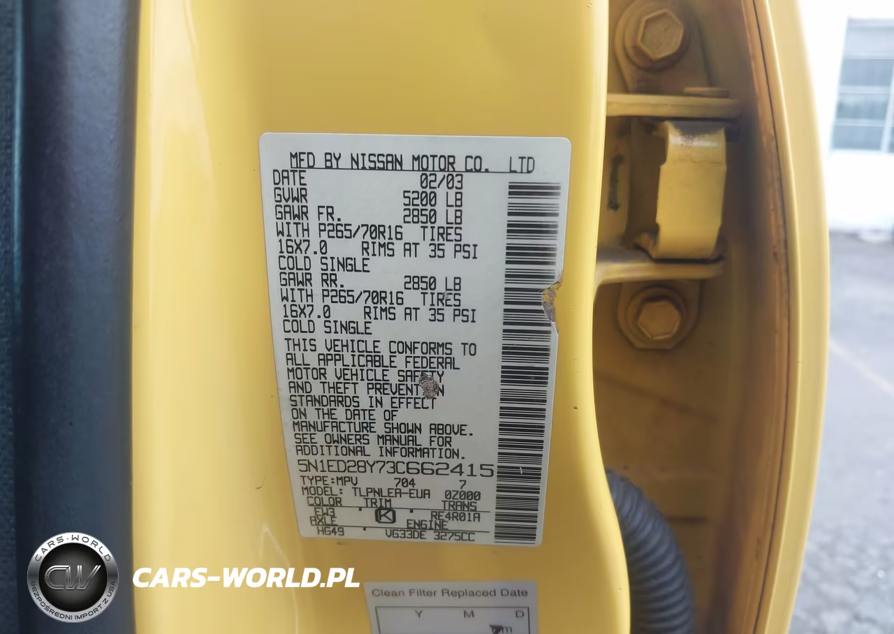 2003 Nissan Xterra Xe VIN:5N1ED28Y73C662415 - 9