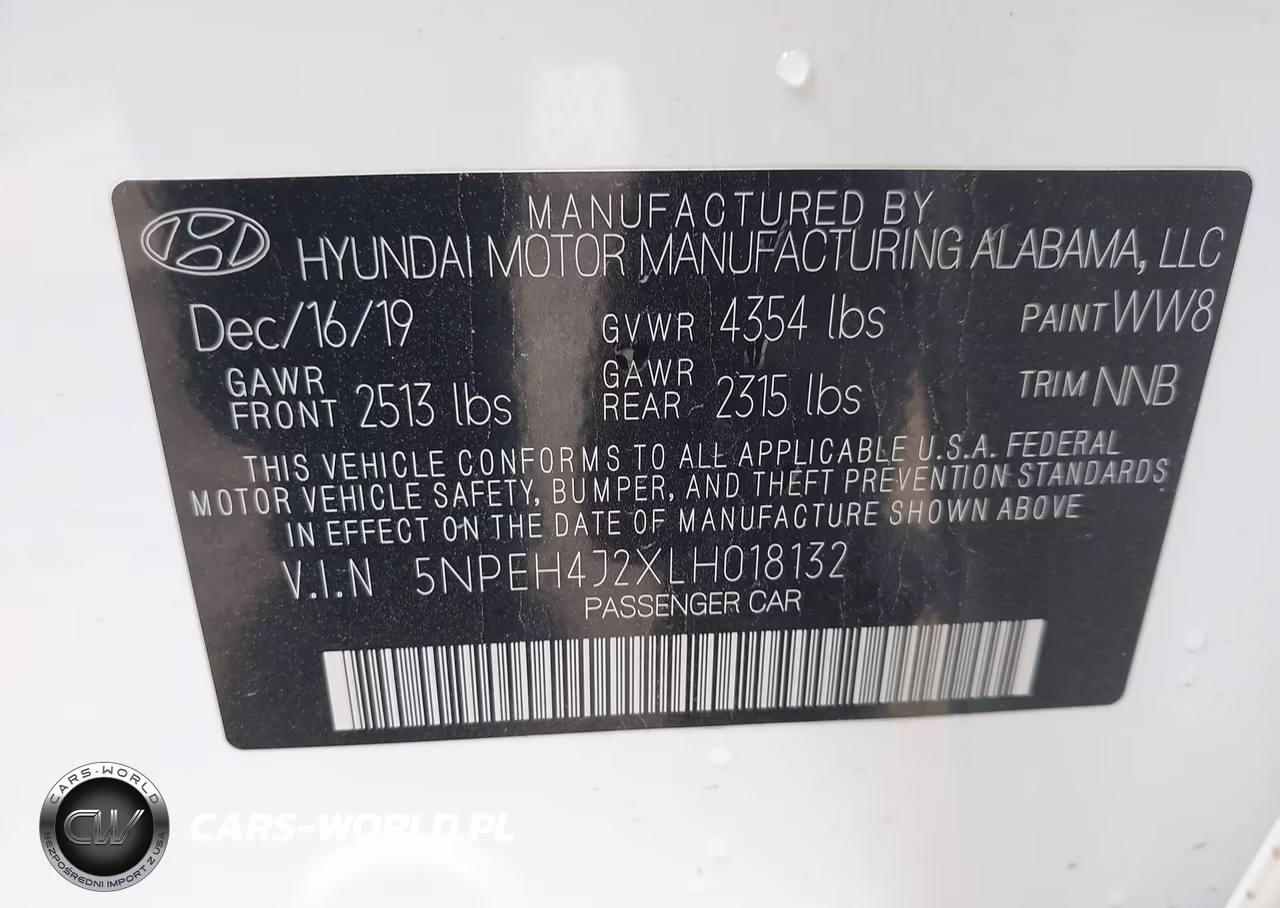 2020 Hyundai Sonata Limited VIN:5NPEH4J2XLH018132 - 9