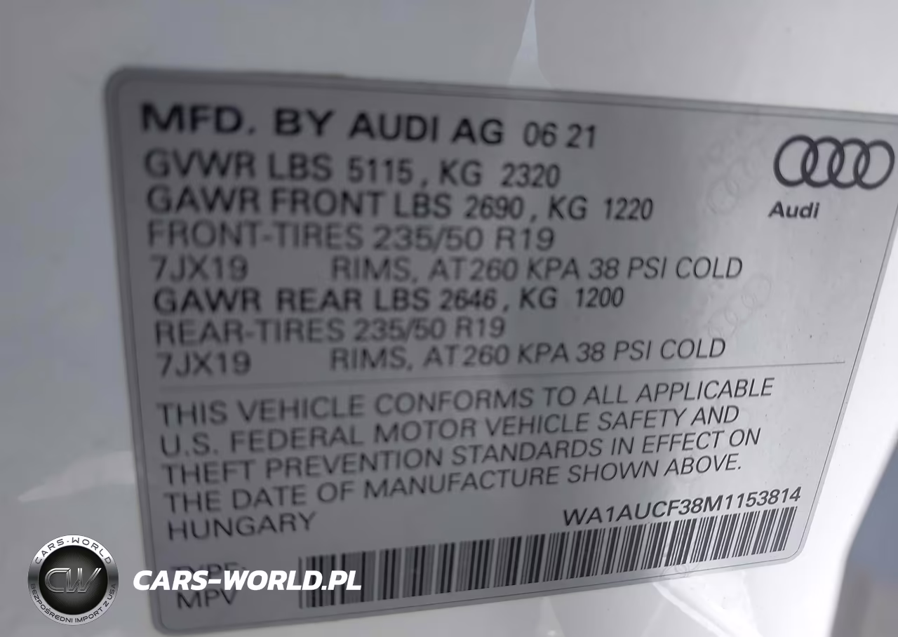 2021 Audi Q3 Premium 40 Tfsi Quattro Tiptronic VIN:WA1AUCF38M1153814 - 9