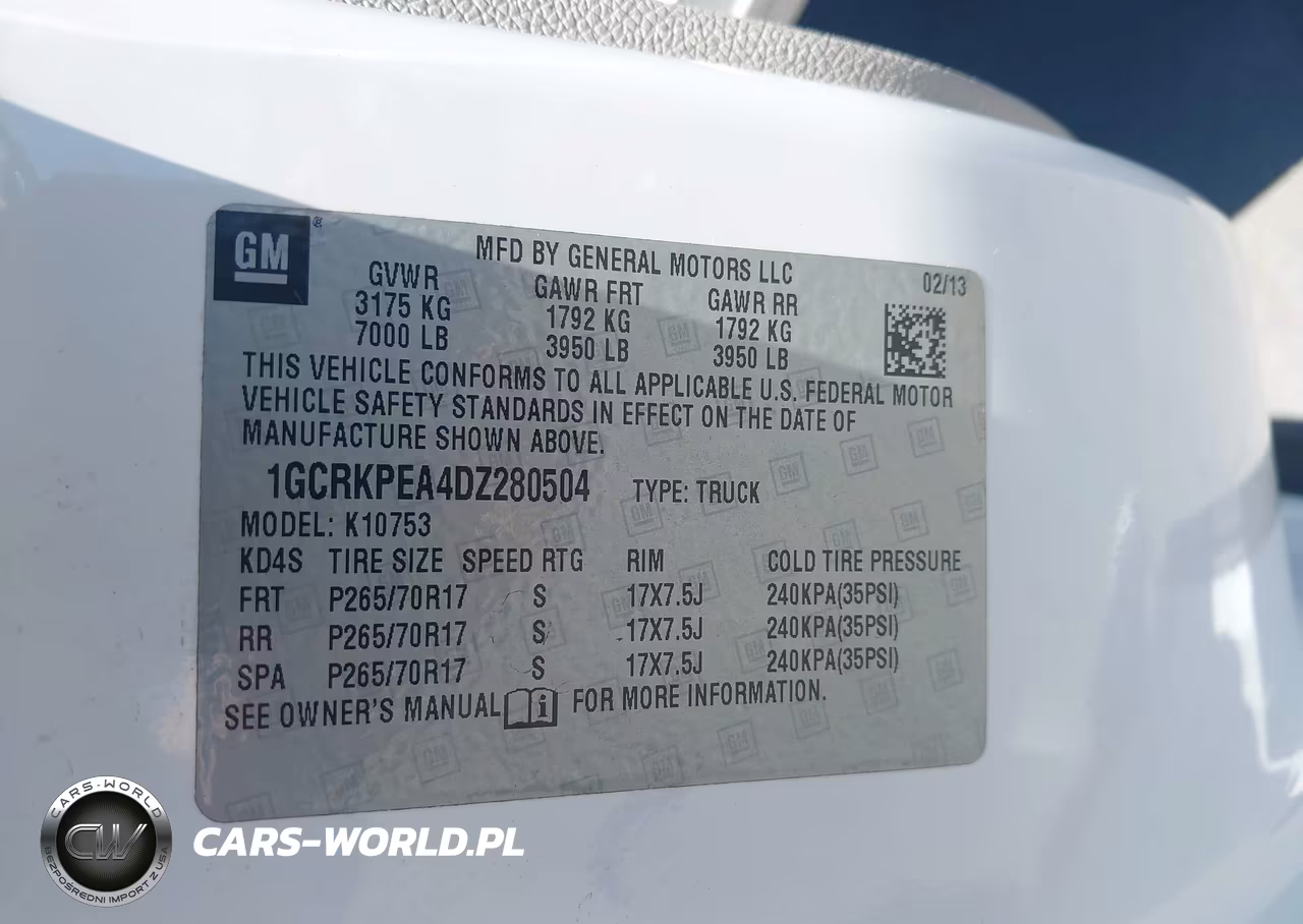 2013 Chevrolet Silverado 1500 Work Truck VIN:1GCRKPEA4DZ280504 - 9
