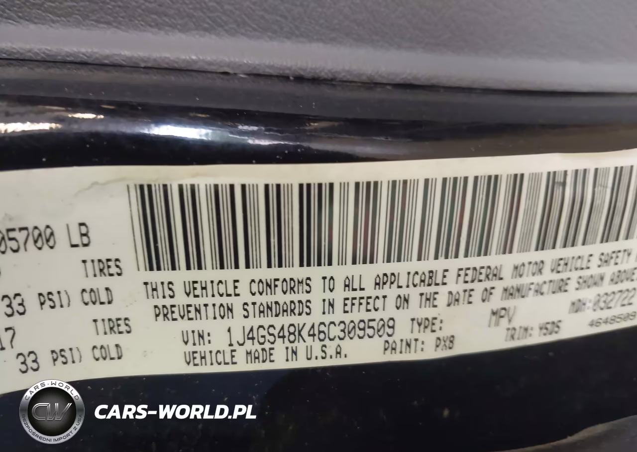 2006 Jeep Grand Cherokee Laredo VIN:1J4GS48K46C309509 - 9