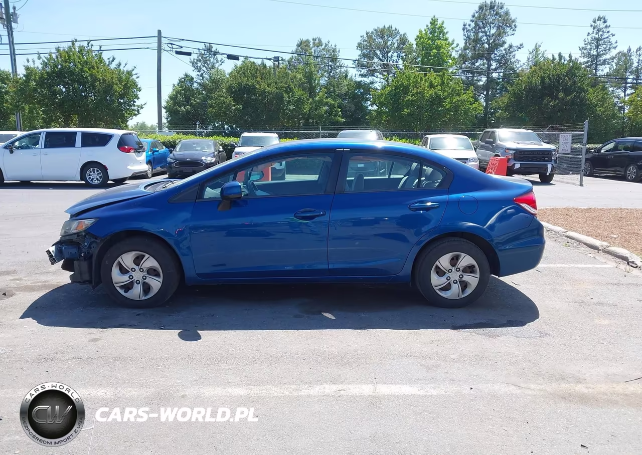 2013 Honda Civic Lx VIN:19XFB2F51DE095250 - 14