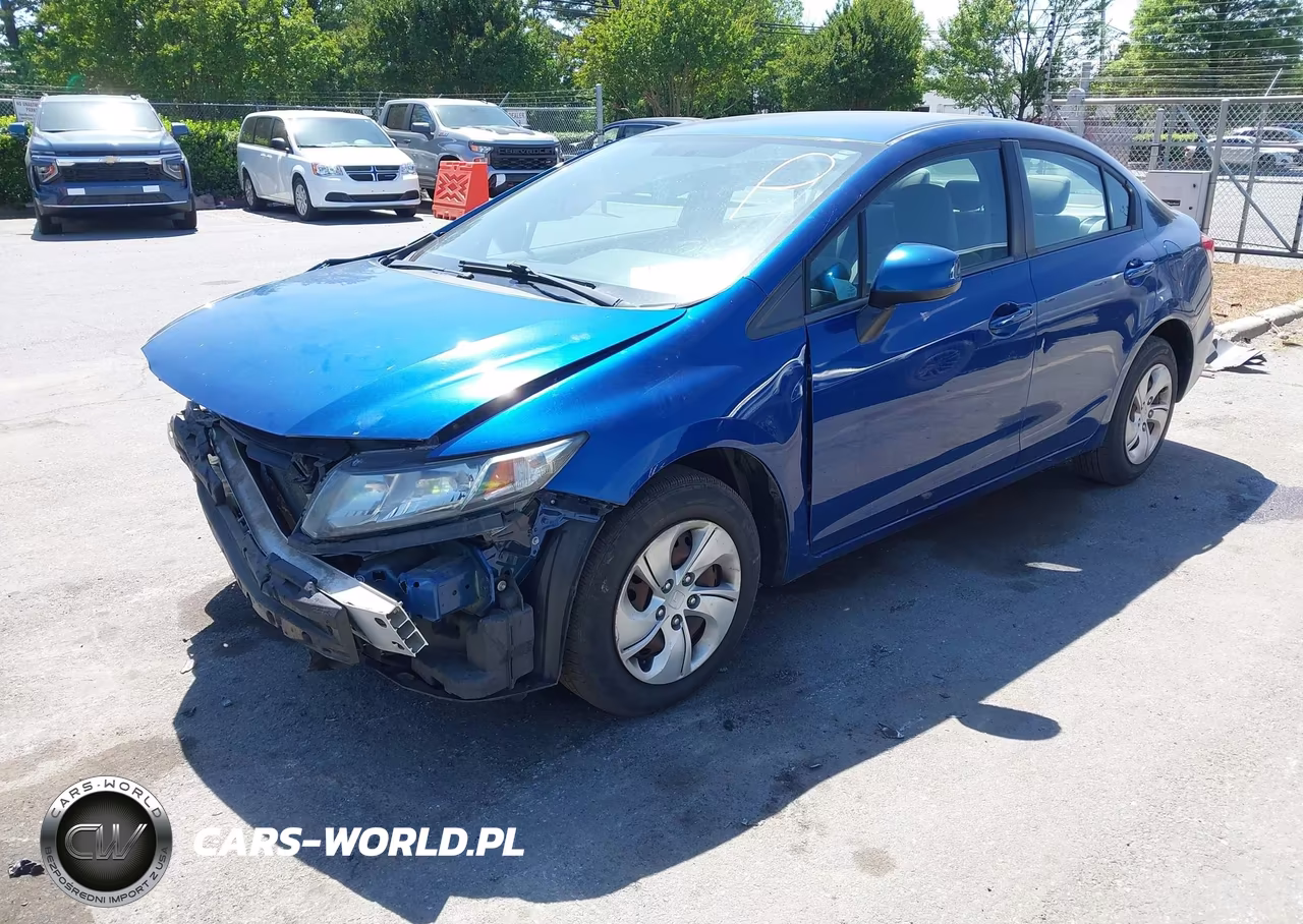 2013 Honda Civic Lx VIN:19XFB2F51DE095250 - 2