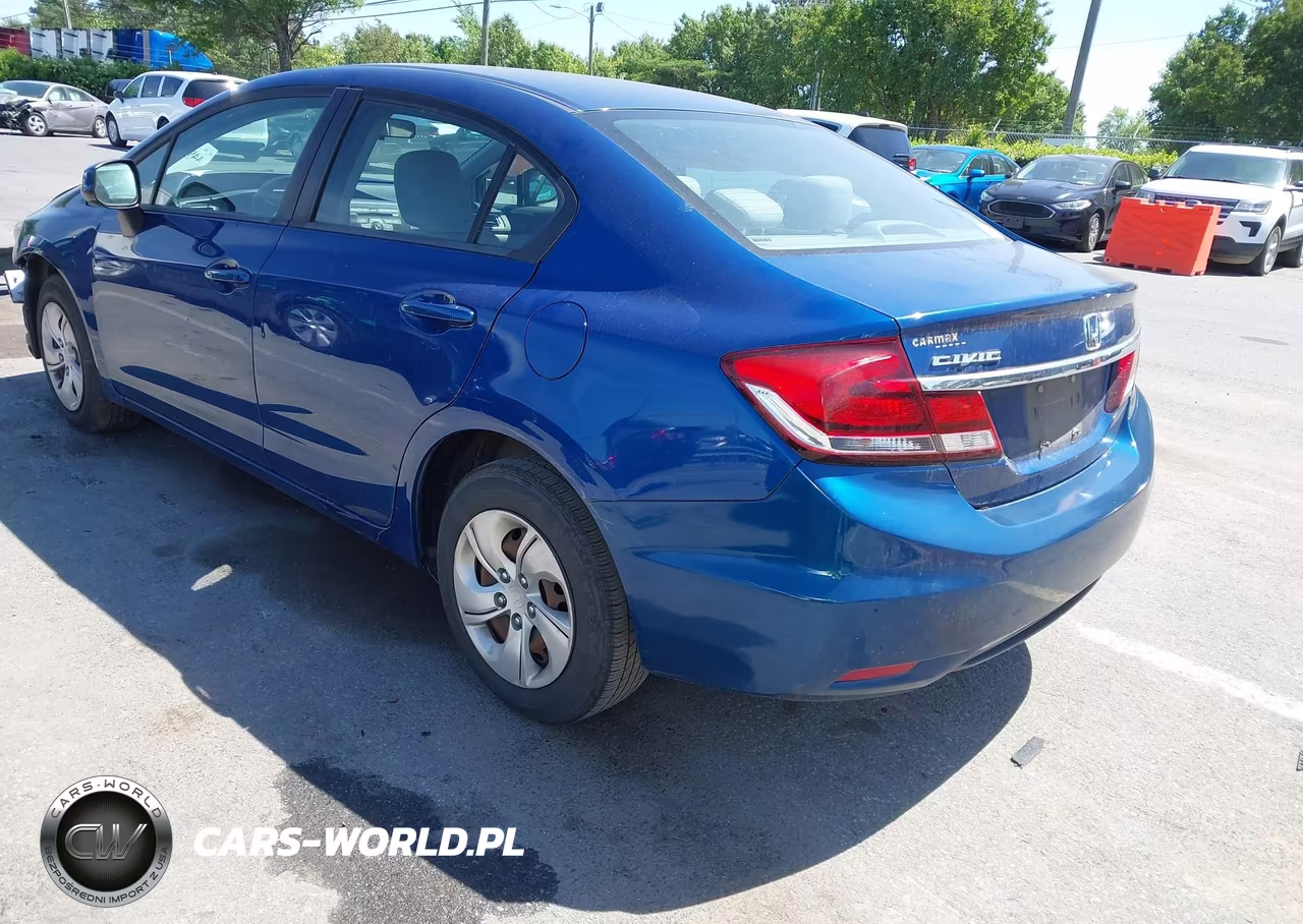2013 Honda Civic Lx VIN:19XFB2F51DE095250 - 3